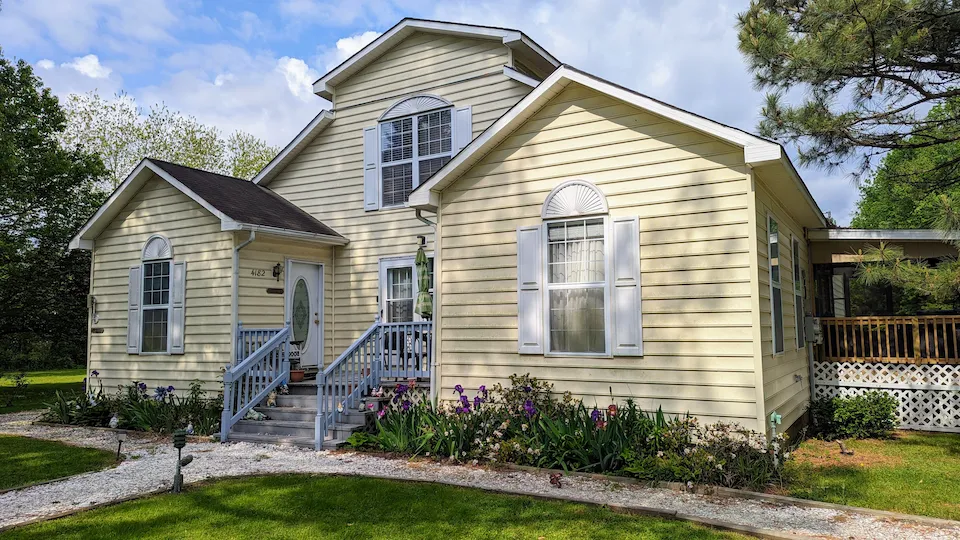 Yellow House in April