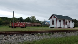 Caboose at Exmore